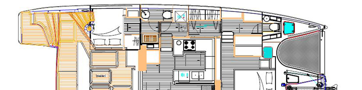 Privilege Serie 5- 3 cabin layout | Multihull Central