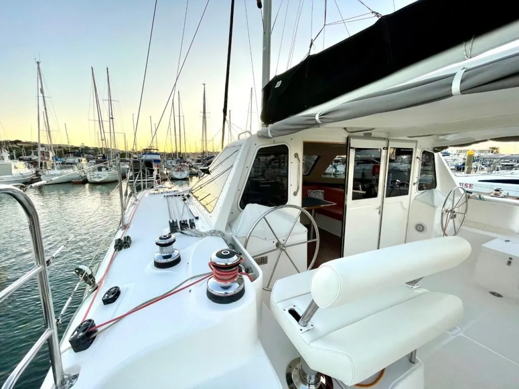 Two Dogs Port Side Deck