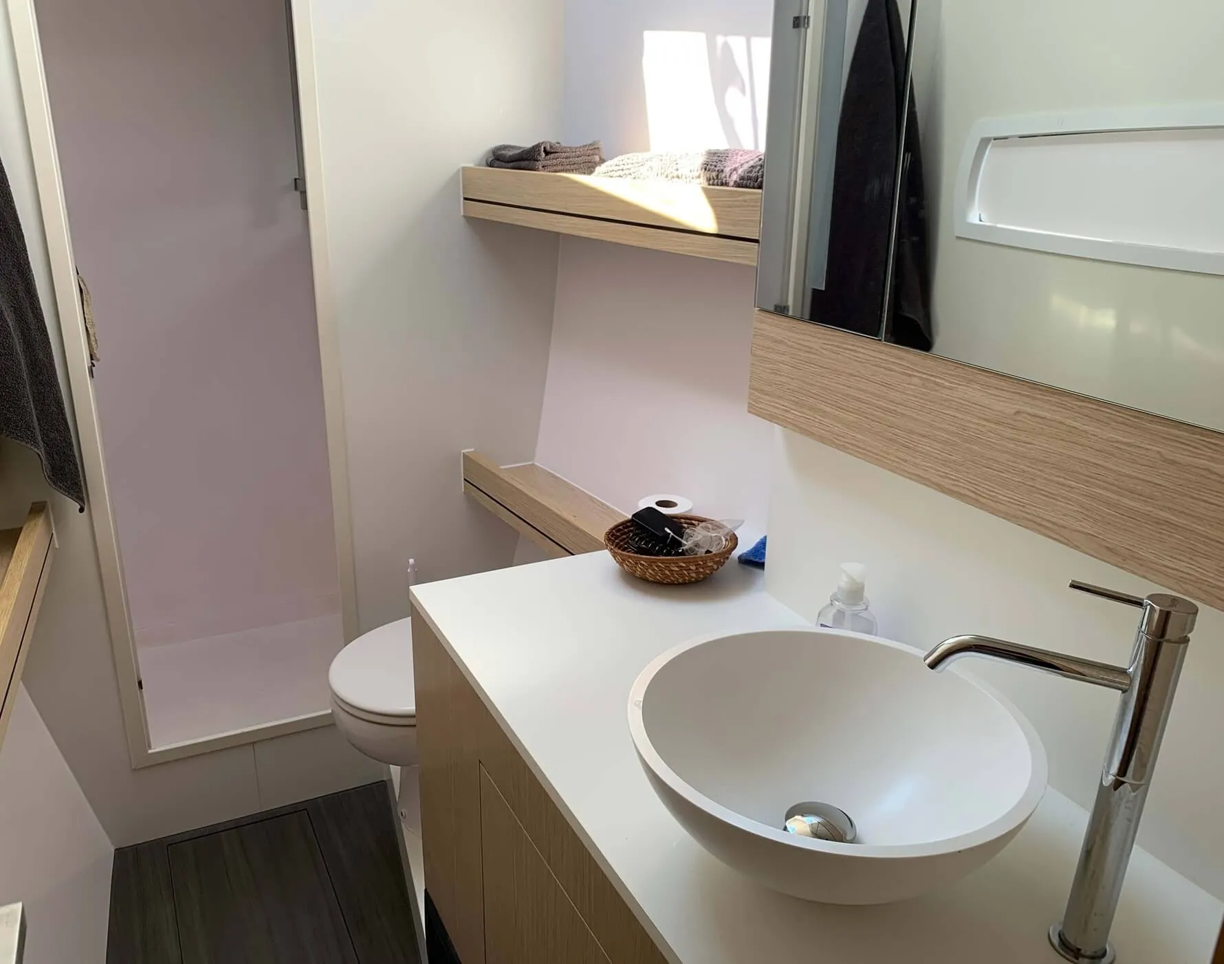 2021 Outremer 51 Traverse catamaran inside view