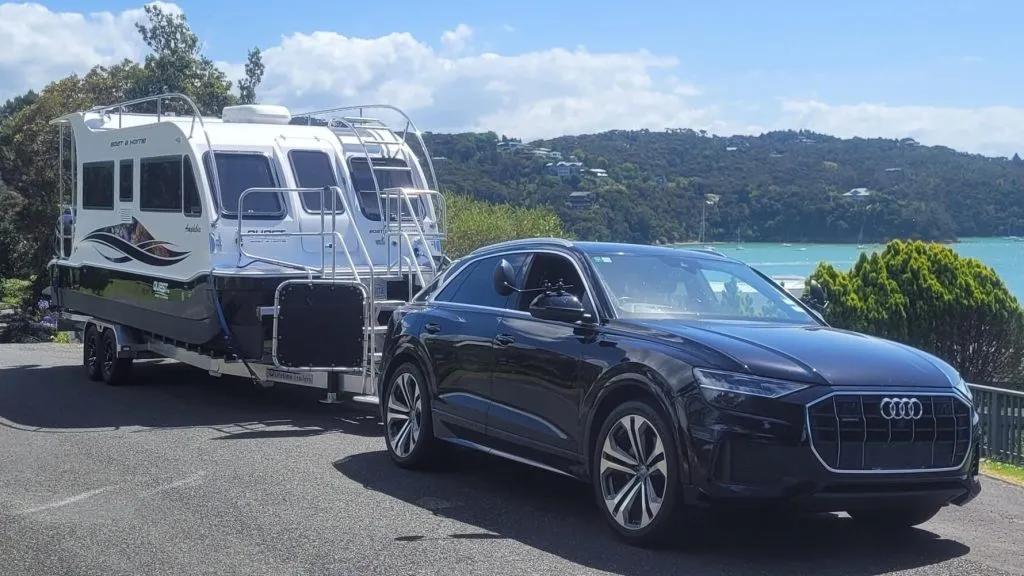 Audi Boat A Home Trailer Plate Erased