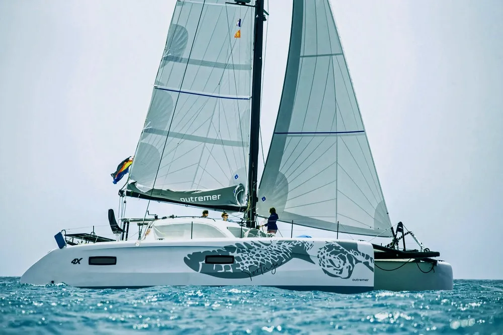 Outremer 4x in sea view